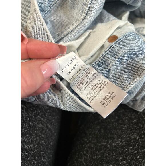 PacSun Paneled straight leg jean light wash Tech pant SZ 26" - Picture 5 of 8